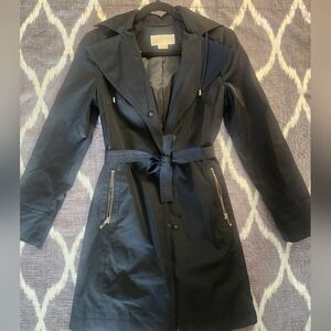 Elegant Black Women's Trench Coat